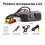 3 in 1 HD CCD Car Rear View Camera Parking  Detector Sensor LED Night Vision Waterproof Reverse Camera 8