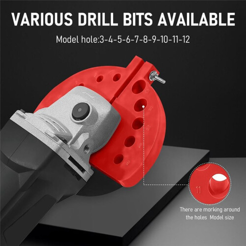 2pcs Drill Bit Sharpener,Drill Bit Grinding Attachment-Drill Bit Sharpeners,Multi-Specification  Drill Bit Grinding 2