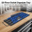 (Blue) 80pcs Socket Organizer for 1/4-1/2\" Sockets, Durable Plastic 1