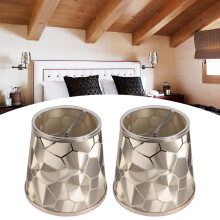 2PCS E14 PVC Small Barrel Lampshades for Table Wall Ceiling Lamps Decoration