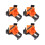 4PCS Right Angle Corner Clamps, ABS, 8.5x8cm, 5-22mm Support 16