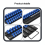 (Blue) 80pcs Socket Organizer for 1/4-1/2\" Sockets, Durable Plastic 6