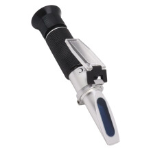 Tragbarer Zuckergehaltsmesser, Refraktometer 0–32 Brix, 1,12SG