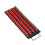 (Red) 80pcs Socket Organizer for 1/4-1/2\" Sockets, Durable Plastic 9