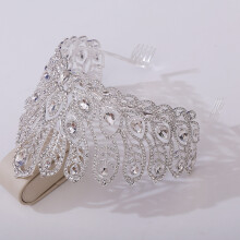 (1) Rhinestone Princess Crown for Wedding & Cosplay