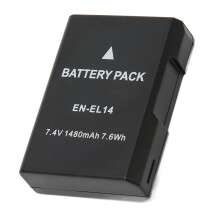 EN EL14 Lithium Battery 1480mAh for Nikon D3100 D5200 D5600 Cameras