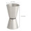 20/40 ml Jigger, doppelseitig, 4,3  7,5 cm, Silber 1