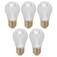 5Pcs 6ml Bulb-Shaped Plastic Lip Gloss Tubes for Travel DIY