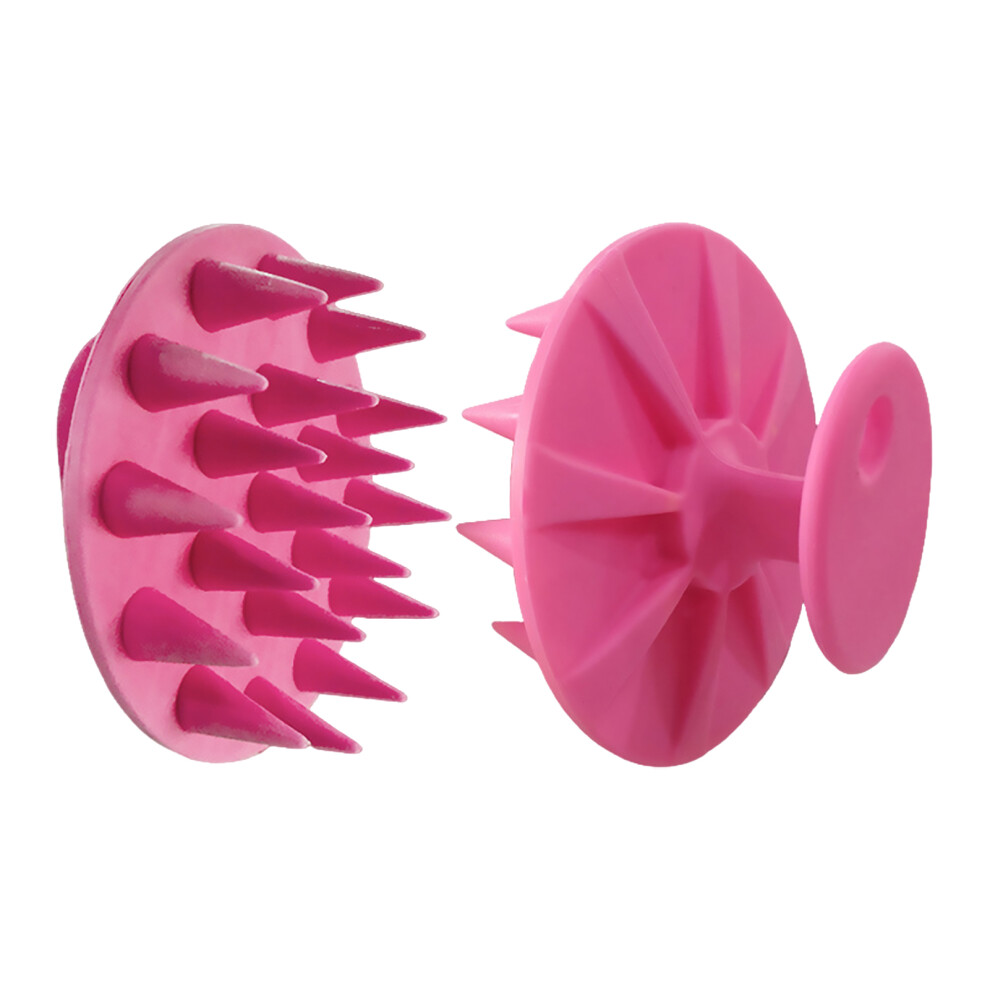 Reach-Tools (Red, Shampoo Brush) Silicone Body Scrubber For Sensitive Skin