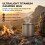 (8cm Cup) Titanium Camping Cup Foldable Handle 5