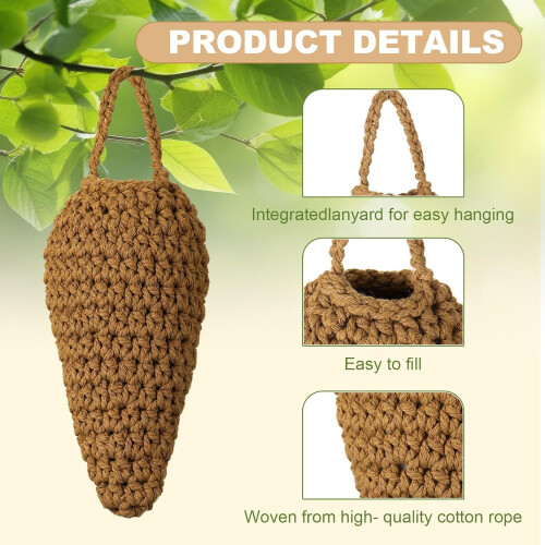 (Caramel Brown) Beehive Decor Outdoor Wasp Deterrent