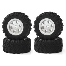 RC Car Tires and Crawler Wheels 1/28 Rubber Set for SG2801 – Durable Rim Upgrade with Enhanced Traction