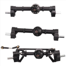 RC Axle Parts 3Pcs Portal Axle Set for WPL B16 B36 6X6 1/16 Scale, Heavy Duty RC Car Upgrade for Enhanced Durability