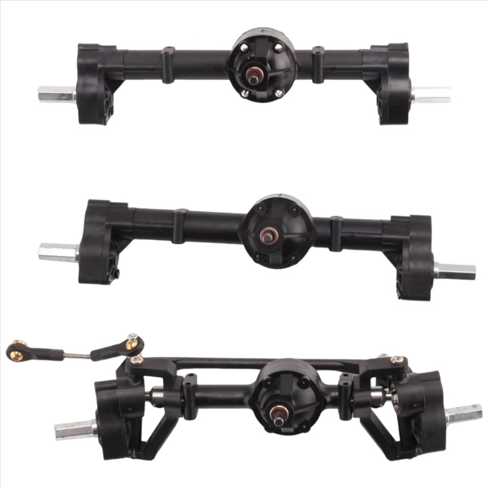 Rc Axle Parts 3Pcs Portal Axle Set For Wpl B16 B36 6X6 1/16 Scale, Heavy Duty Rc Car Upgrade For Enhanced Durability 9169991545226