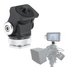 Mini-Blitzschuh-Halterung 3 kg, 4  3,2  2,2 cm Silber/Schwarz