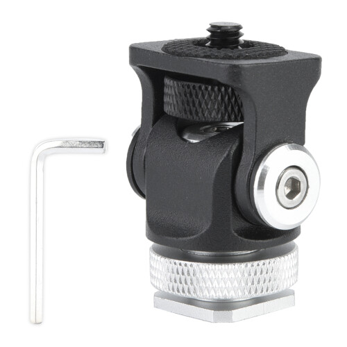Mini-Blitzschuh-Halterung 3 kg, 4  3,2  2,2 cm Silber/Schwarz 1