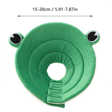 Verstellbares Anti-Lecken-Halsband für Haustiere Größe S Grün 15,0-20,0 cm
