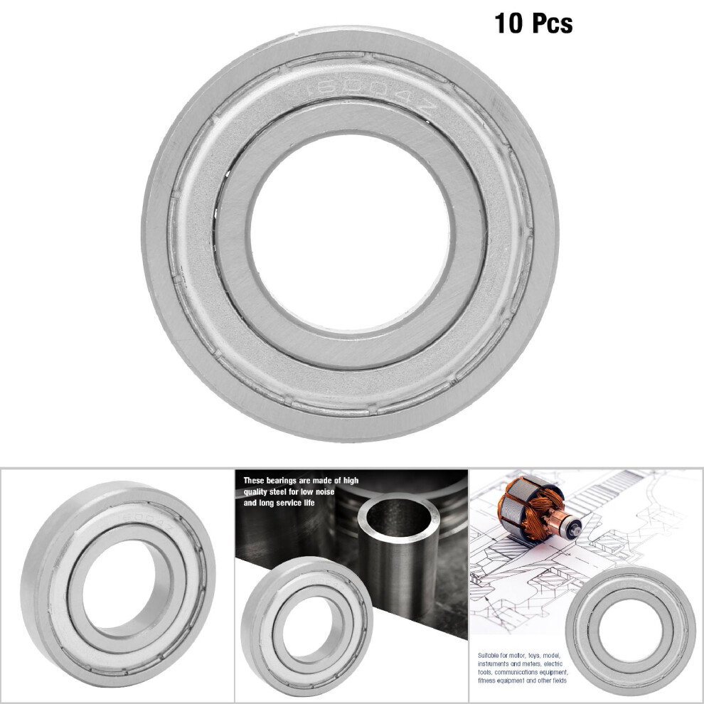 10 High Speed Steel Deep Groove Ball Bearings