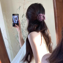 (1) Pince à Cheveux Camélia pour Tous Types
