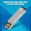 Gigabit SFP 20km Single Mode BIDI Module 12
