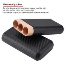 3-Rohr-Mini-Humidor: 3 Zigarren, 1883,5 cm, Farbe