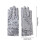 Women\'s Silver Glitter Gloves for Dance & Party 8