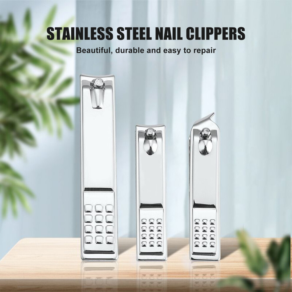 Roc-Electron (Primary Color) 3Pcs Sharp Nail Clippers For Thick Nails
