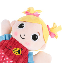 Cute Cartoon Baby Rattle Towel with Starfish Teether 25255cm