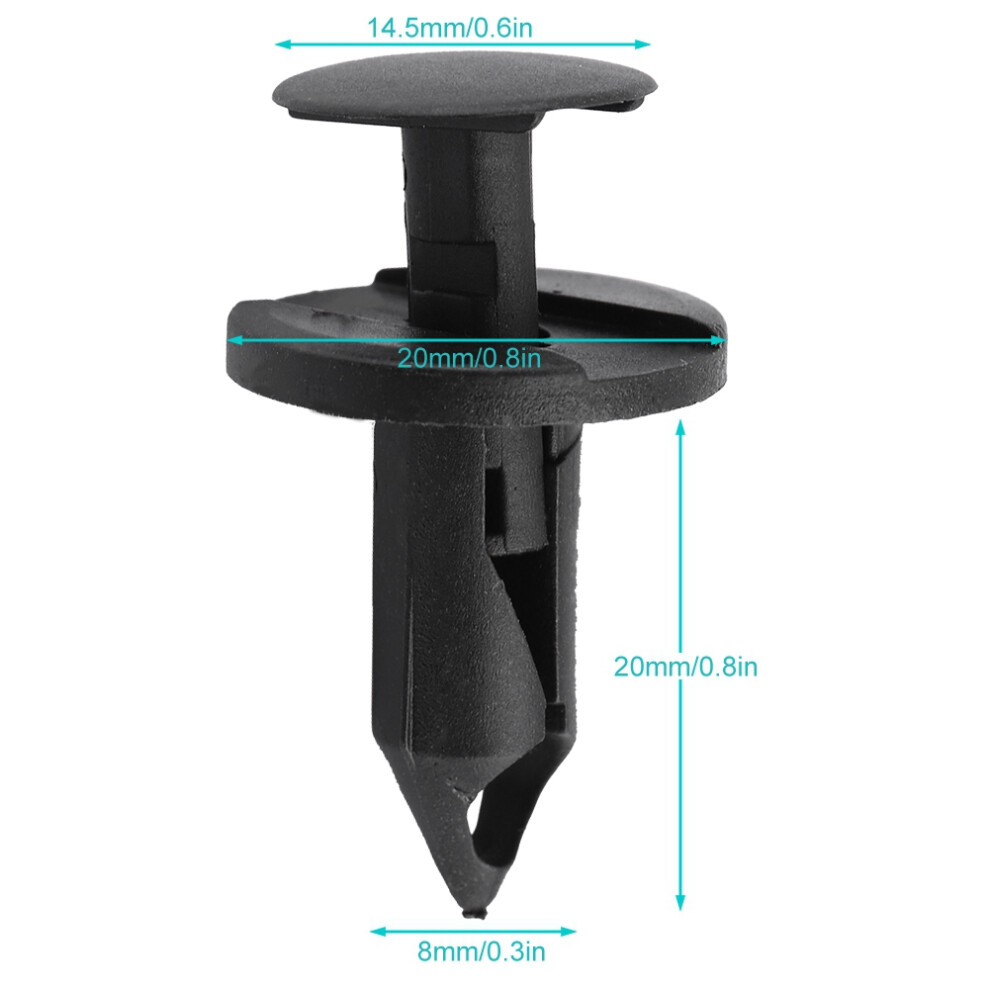 Anr2224 Wheel Arch Rivets Clips 20Pk Black 7293282944282