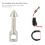 Spearfishing Wishbone 2/6 Stk. 8,530 mm Silber 4