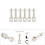 Spearfishing Wishbone 2/6 Stk. 8,530 mm Silber 7