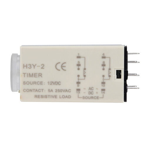 H3Y-2 Power On Delay Relay 8-Pin 12VDC 60S Auto Control Timer 2