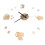Frameless Wall Clock for Living Room, 10cm Silent DIY Clock 8