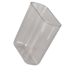 Transparent Plastic Wall Mounted Adhesive Storage Bin 2.5L Organizer
