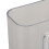 Transparent Plastic Wall Mounted Adhesive Storage Bin 2.5L Organizer 7