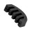 Violin Volume Mute Rubber Practice Tool for Beginners Black 9