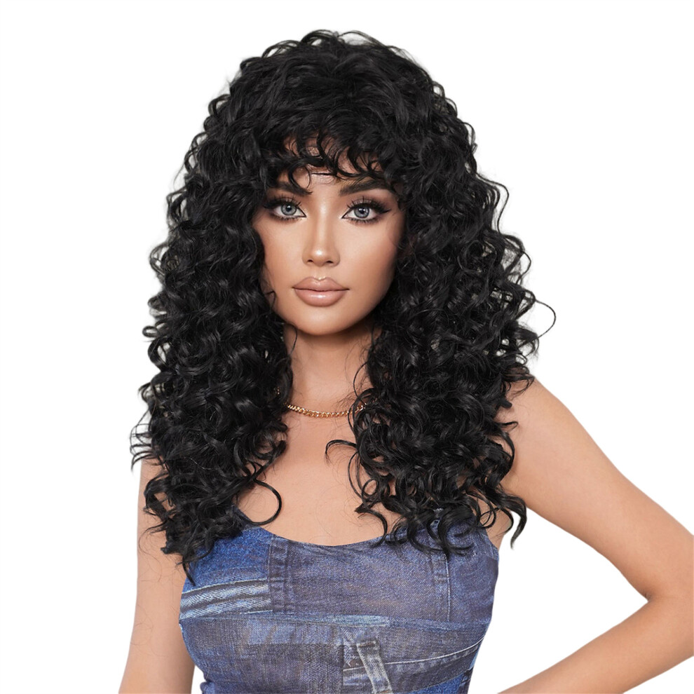 Creation-3C Afro Kinky Curly 60Cm Wig For Black Women