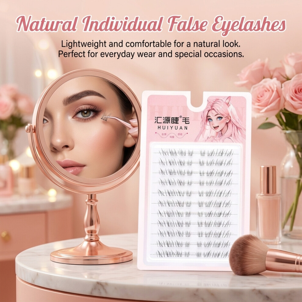Dcph-Clothing Natural Look Lightweight False Eyelashes