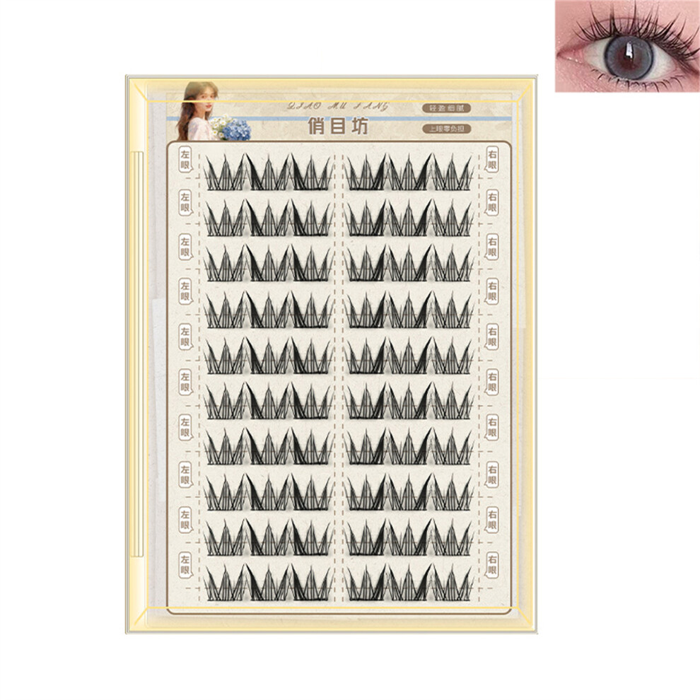 Reach-Tools (Glue Small Daisy) Natural Daisy False Eyelashes - Lightweight Comfort