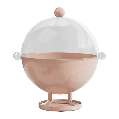 (Pink) Modern Fruit Bowl for Coffee Table - 50 Char 1