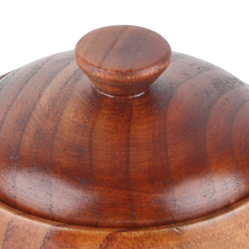 Solid Wood Sugar and Spice Storage Jar 1
