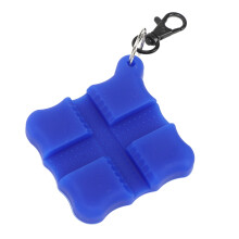 Silikon-Pfeilziehgriff für Bogenschießen, Blau, 7x7cm