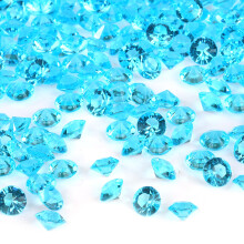 500 Stück 8 mm Spitz Acryl-Diamant-Konfetti Blau