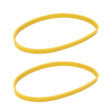 2 Stück 8 Zoll Gummiband-Sägekautreifen rutschfest Ersatz - Gelb