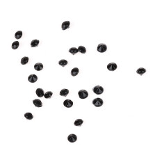 5000 Stück 3 mm Acryl-Diamant-Konfetti Schwarz Hochzeit