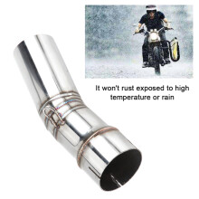 Motorcycle Exhaust Middle Pipe Link for F700GS F800GS 2013-2018 Silver