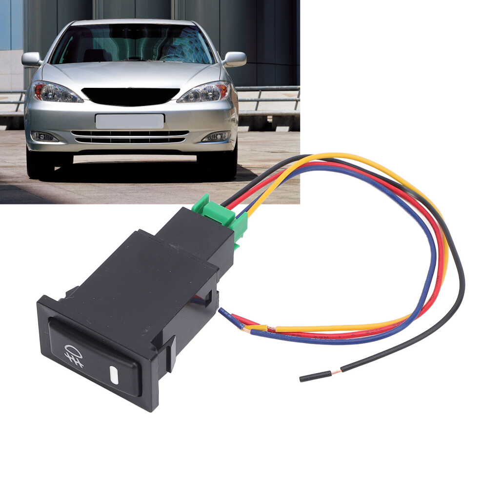 Fog Switch Push Button With Harness Fit For Camry Hiace Elantra 42X24x65mm Light 7671389455229