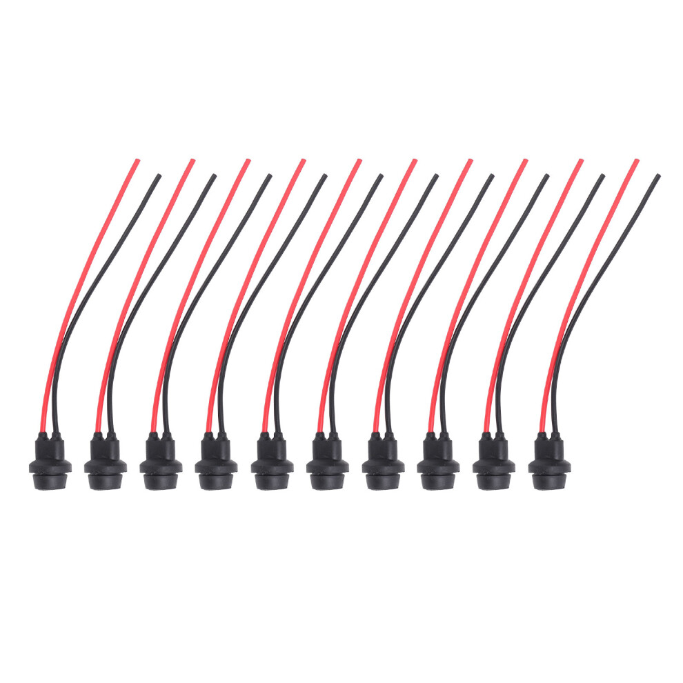 10Pcs T10 Led Wiring Adapter Sockets Set 7444352151912
