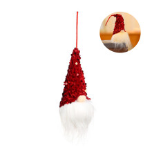Lighted Christmas Gnome Doll19x9x8cm Red/Gray/Green