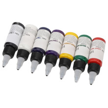 30ml Tattoo Ink Set - 7 Colors, Long Lasting, Safe, Easy to Use